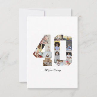 Tarjeta Colaje de fotos número 40