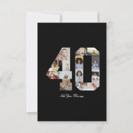 Tarjeta Colaje de fotos número 40