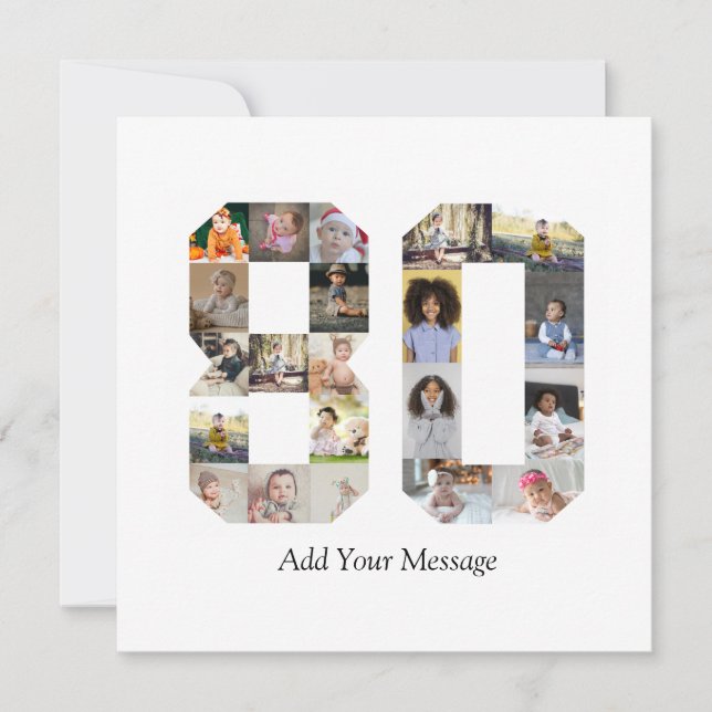 Tarjeta Colaje de fotos número 80 (Anverso)