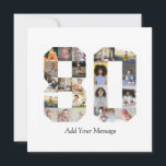 Tarjeta Colaje de fotos número 80<br><div class="desc">Este producto personalizable es donde se organizan las fotos para formar la forma de un número. A menudo se utiliza para celebraciones importantes como cumpleaños, aniversarios o logros, lo que permite a los usuarios mostrar imágenes memorables dentro de una sola exhibición llamativa. Los diseños suelen ofrecer espacios para diferentes tamaños...</div>