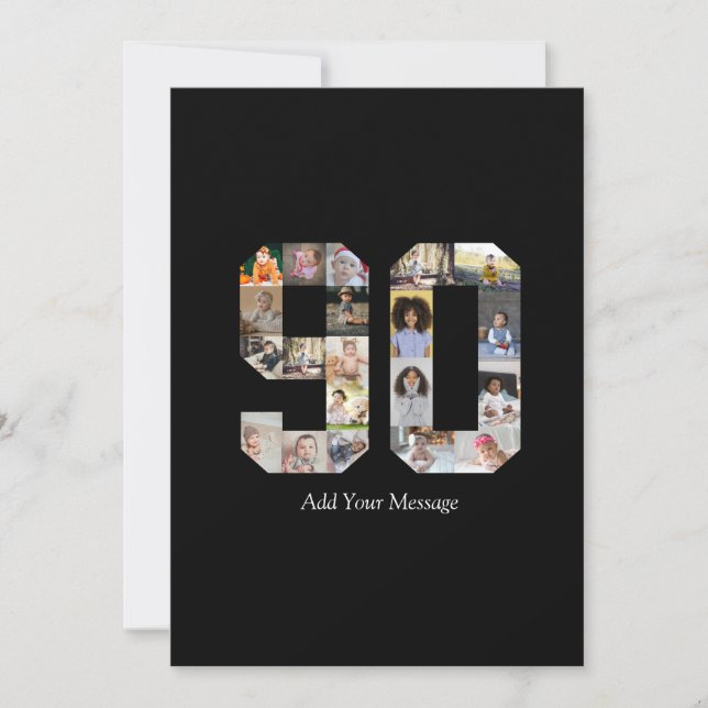 Tarjeta Colaje de fotos número 90 (Anverso)