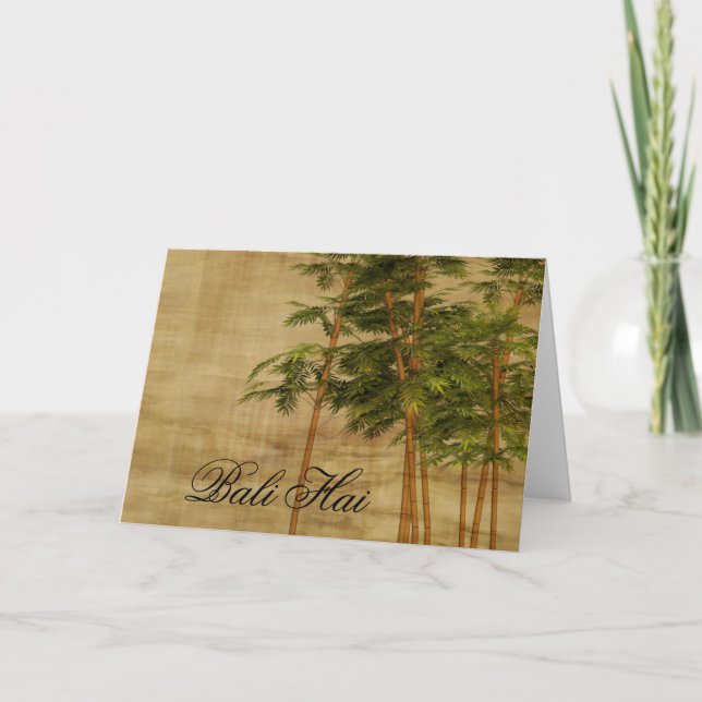 Tarjeta Colección Bali Hai Home   (Anverso)