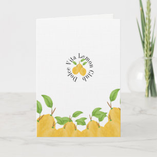 Tarjeta Colección Cumpleaños Lemon Bloom