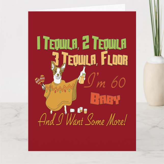 Tarjeta Colección de Fiestas por el Día de Tequila 60 (Anverso)