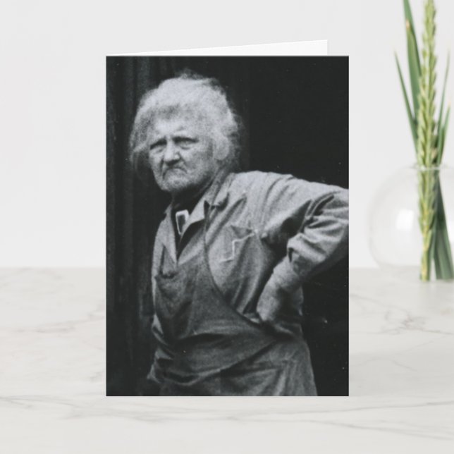 Tarjeta Colección de la dicha: ¿Consiga de mi césped? (Anverso)