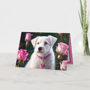 Tarjeta Colección de Little Dog And Rose