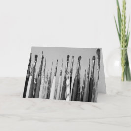 Tarjeta Colección de pincel de arte de uñas de cumpleaños