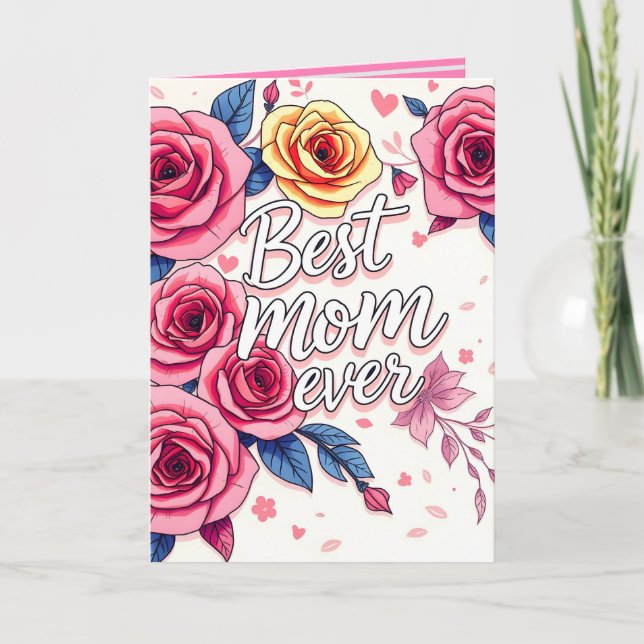 Tarjeta Colección de regalos de lujo floral de moda (Anverso)