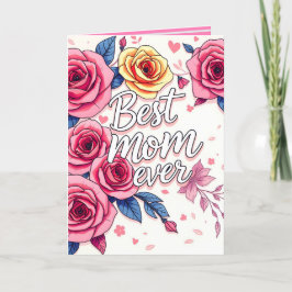 Tarjeta Colección de regalos de lujo floral de moda