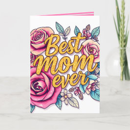 Tarjeta Colección de regalos de lujo floral moderna