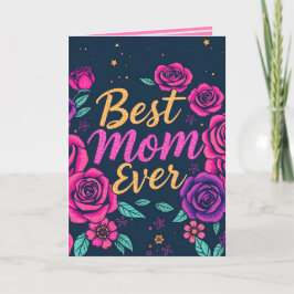 Tarjeta Colección de regalos de lujo floral popular