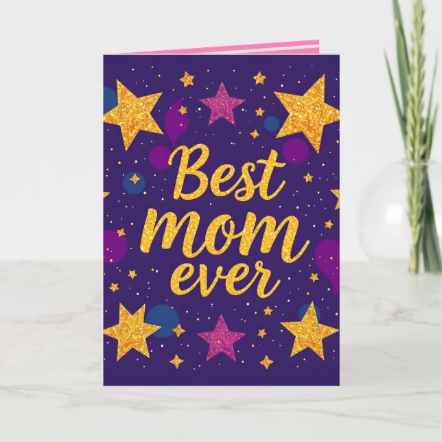 Tarjeta Colección de regalos de lujo Stars Trendy (Anverso)