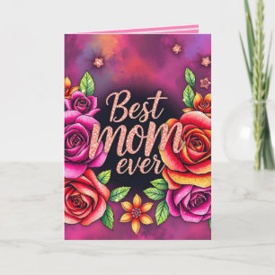 Tarjeta Colección de regalos modernos florales de lujo