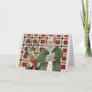 Tarjeta Colección de Santa Hipster