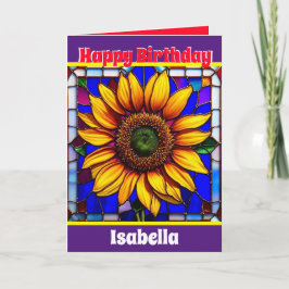 Tarjeta Colección elegante y moderna de girasoles
