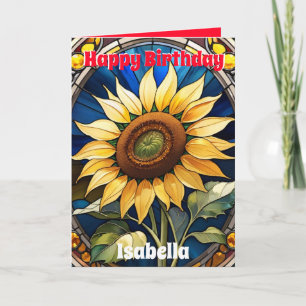 Tarjeta Colección elegante y moderna de girasoles