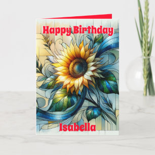 Tarjeta Colección exclusiva moderna y elegante de girasole