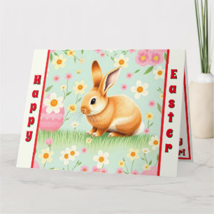 Tarjeta Colección moderna de Pascua de Conejo de Vacacione
