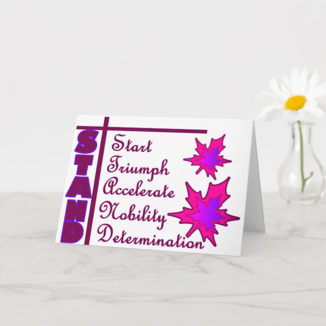Tarjeta Colección STAND (Planta pequeña)