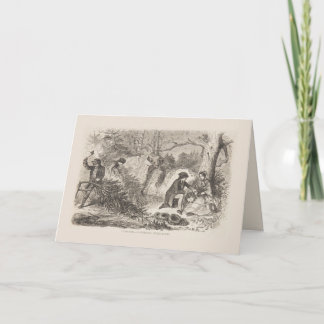 Tarjeta Colección Vintage de Winslow Homer Gathering Everg