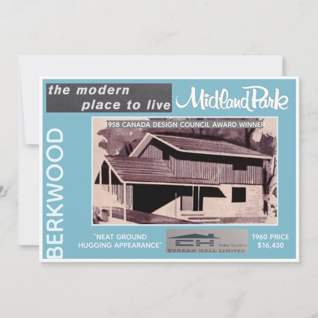 Tarjeta colectiva modelo Midland Park House (Anverso)