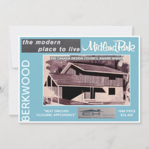 Tarjeta colectiva modelo Midland Park House