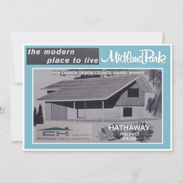 Tarjeta colectiva modelo Midland Park House (Anverso)