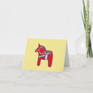 Tarjeta Colectores Notecard del caballo de Dala