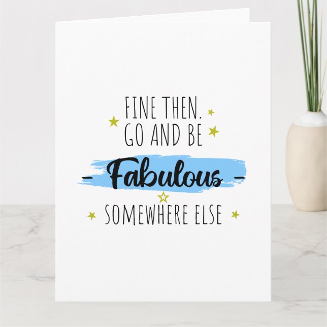 Tarjeta Colega se va, se va despedida (Anverso)