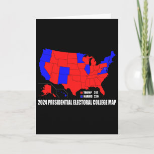 Tarjeta Colegio Electoral Presidencial Mapa De EE. UU. Tru