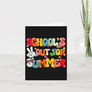 Tarjeta Colegios De Groovy Salidos Para Graduación De Vera