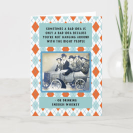 Tarjeta Colgando con el cumpleaños de la gente correcta