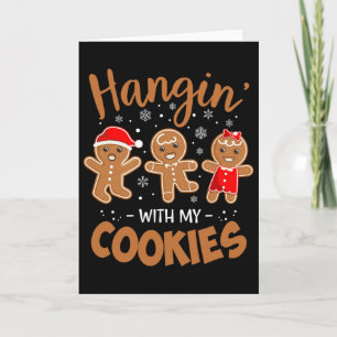 Tarjeta Colgando Con Mis Galletas Mujeres De Jengibre Navi
