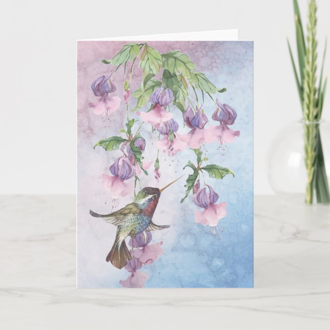 Tarjeta Colibrí (Anverso)