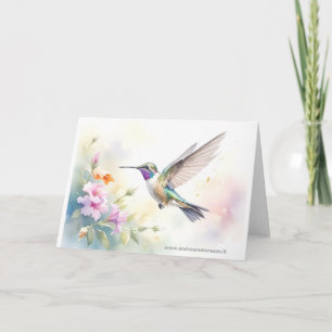 Tarjeta Colibrí