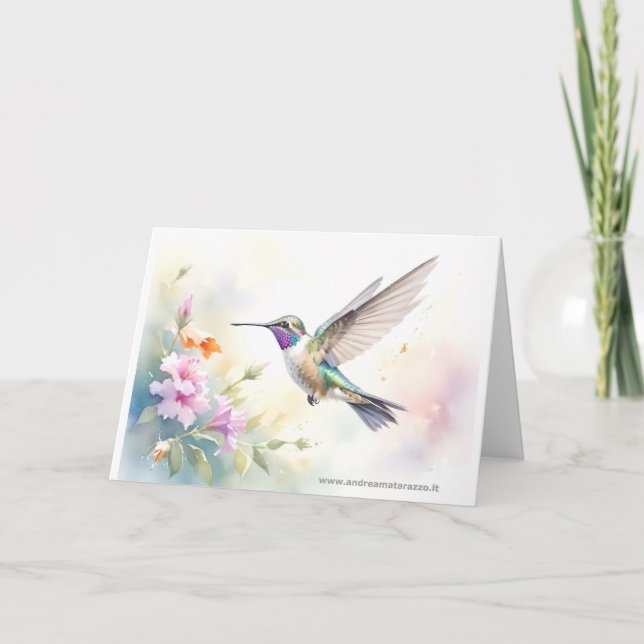 Tarjeta Colibrí (Anverso)
