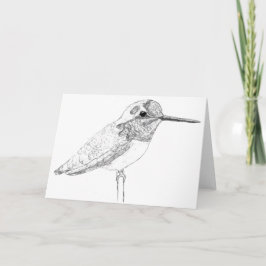Tarjeta Colibrí
