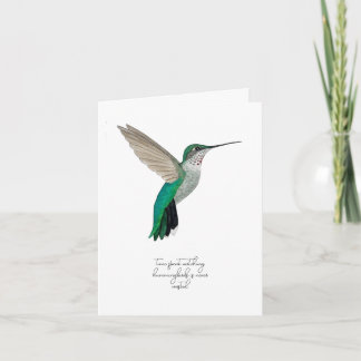 Tarjeta Colibrí