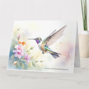 Tarjeta Colibrí