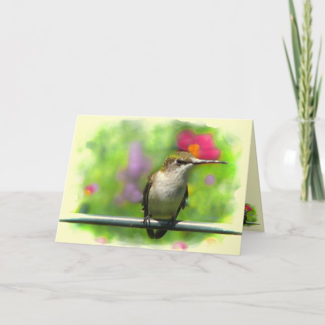 Tarjeta Colibrí (Anverso)