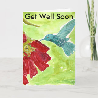 Tarjeta Colibrí - consiga bien pronto