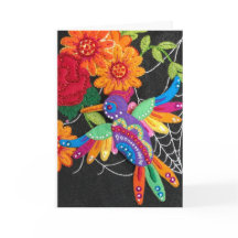 Colibrí Fieltro Lentejuelas Bordado Bonito