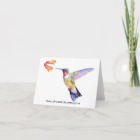 colibrí Rubí-throated