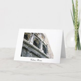 Tarjeta Coliseo - Roma