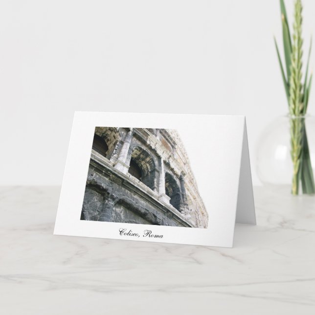 Tarjeta Coliseo - Roma (Anverso)