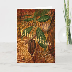 Tarjeta Collage de chocolate