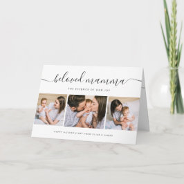 Tarjeta Collage de fotos de Día de la Madre de mamás amada