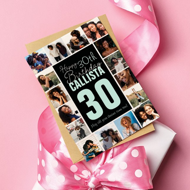 Tarjeta Collage de fotos de familiares amigos marco feliz  (Subido por el creador)