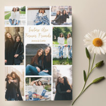 Collage de fotos de hermana moderna con cita perso