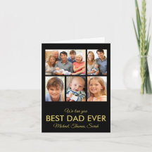 Collage de fotos del Día del Mejor Padre Nunca Pad